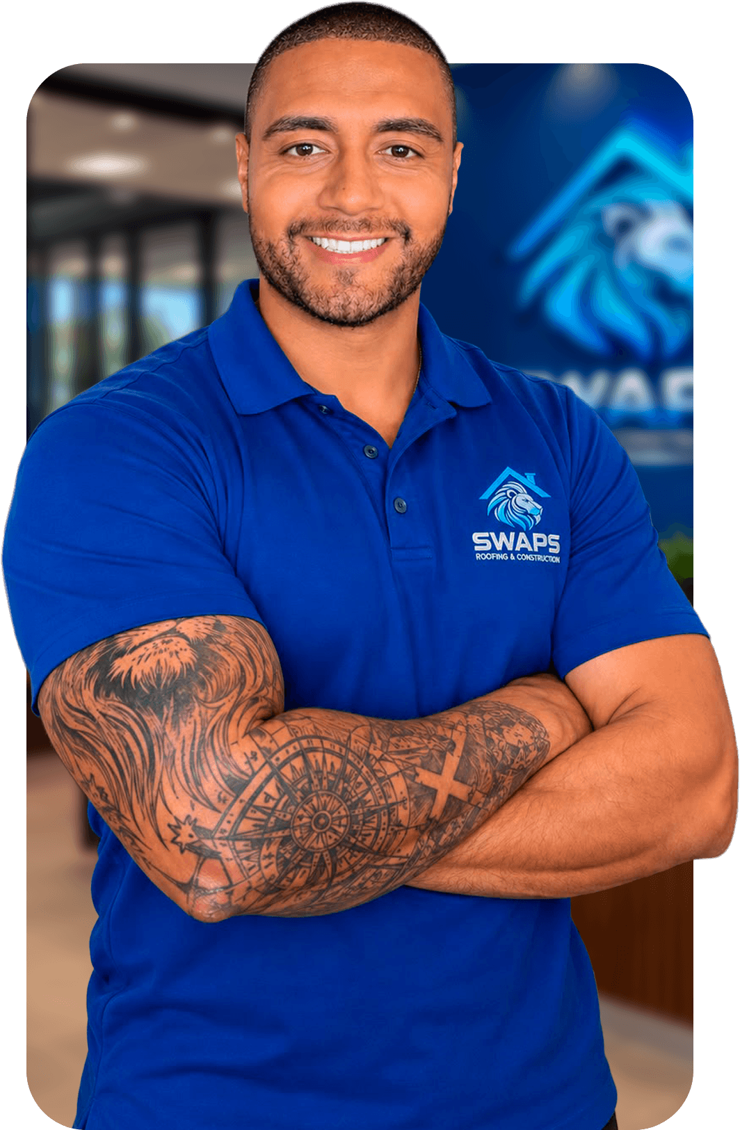Wallace Paes, founder of SWAPS Roofing & Construction